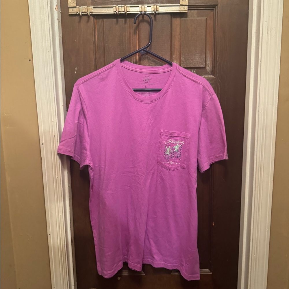 Women’s Purple Large Lauren James Short Sleeve Shirt: Turtles